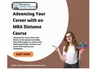 MBA from Distance Education