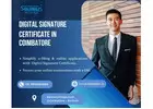 Digital Signature Certificate in Coimbatore | What is the process for DSC registration | Online DSC 