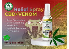 Joint Pain Relief in Sunrise FL | Relief Spray CBD+VENOM for Fast Action Pain Support