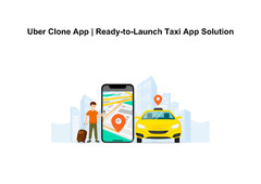 Uber Clone App | Ready-to-Launch Taxi App Solution