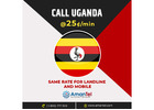 Cheap Calls to Uganda from 25¢/Min