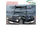 Volvo PV 444 (1947-1958) bumpers with bullhorns overriders by stainless steel